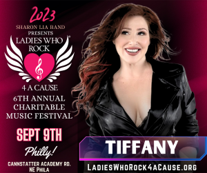 Tiffany, Pop Star known for the 1987 Billboard #1 'I Think We're Alone Now' headlines at the Ladies Who Rock 4 A Cause Music Fesival 2023