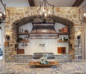 Interesting kitchen range hood