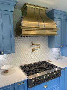 Decorative Brass Kitchen Hood