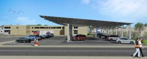 City of Wildwood Solar Carport at Town Hall Municipal Complex by Geoscape Solar