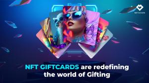 Representation of NFT gift cards, a game-changing way of gifting, METACARD is built around the values of gifting and gifts. It speaks to everyone's heart.