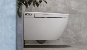 Jorvik Electronic Toilet, 36 cm, White Glossy (Design Living 365)
