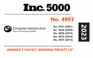 Computer Solutions East Attains Rank on the 2023 Inc. 5000 List