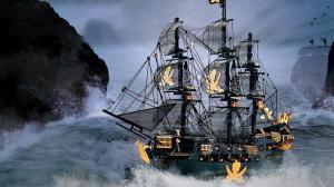 Black Pearl Ship Model 3D Metal Puzzle