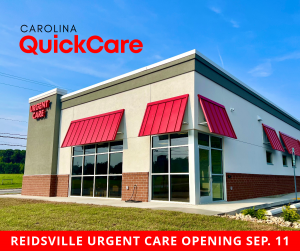 Reidsville urgent care exterior view