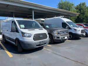 Commercial Ford vehicles at Indy Auto Man
