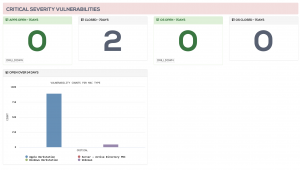 Rebasoft vulnerability management program user interface