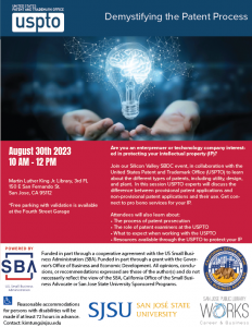 PowerPatent Shows Generative AI Technology at San Jose SBDC USPTO Seminar on Patents