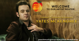 Grammy Winning Bluesman Yates McKendree Joins Forces with Peach Music Group