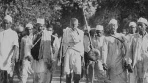 Ahimsa- Gandhi: The Power of the Powerless Salt March Example