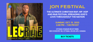 JON FESTIVAL ANNOUNCES TICKET PRICE INCREASE ON SEPT. 1st FOR HIGHLY ANTICIPATED CHRISTIAN MUSIC EVENT