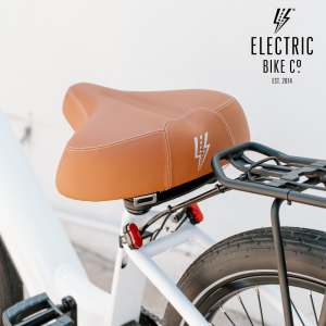 XL Comfort Saddle on Electric Bike Company Bike