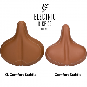 XL Comfort Saddle Comparison - Electric Bike Company
