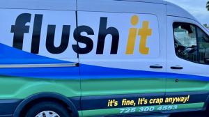 Flush It van