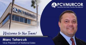 PCV Murcor Announces Hiring of Marc Tatarcuk, VP of National Sales