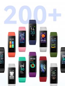 Starmax S5-4th-gen Fitness Tracker with Multiple Watch Faces and Strap Colors