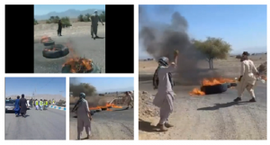 In addition to protest rallies in the cities of Sistan and Baluchestan, the brave youth of the province blocked different roads in the province to express their support for Naghshbandi and their protest against the regime’s repressive actions.