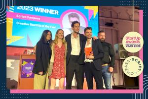 London Screenplay Development Company “Script Compass” wins at the London StartUp Awards 2023
