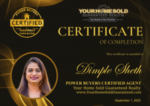 Dimple Sheth Excels as YHSGR POWER BUYER Certified Agent, Paving the Way for Exceptional Real Estate Services