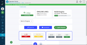 Screenshot of Operator Portal