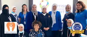 group photo of KPBD team who earned autism certification