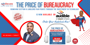 The Price of Bureaucracy Banner Audiobook on Audible Launch