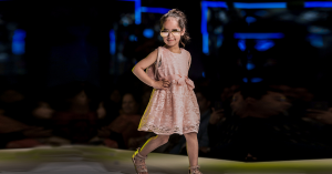 Model at Junior's Fashion Week