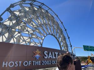 Hoberman Arch at Salt Lake City International Airport, Unveiling August 2023