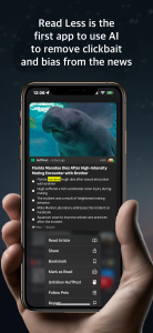 Screenshot of Read Less