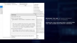 LycheeAI enables the generation of code suggestions that seamlessly align with specific contexts. This capability enhances the development process and contributes to debugging, even enabling the autonomous creation of Smart Contracts tailored to the intri
