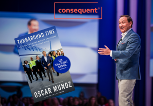 Oscar Munoz speaking on Turnaround Time principles