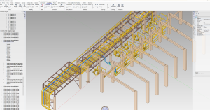 An industrial as-built model in AVEVA E3D Design
