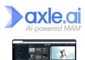 Axle AI logo and MAM screen