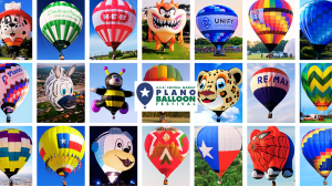 Whirling Rascal, Bumblebee, and Spyderpig Among Special Shapes at H-E-B | Central Market Plano Balloon Festival