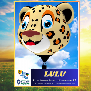 Lulu the Leopard Hot Air Balloon