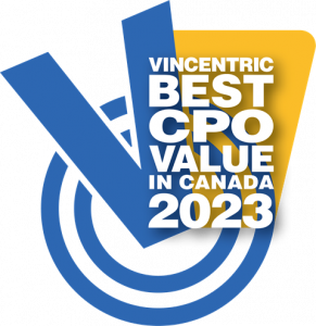 2023 Vincentric Best CPO Value in Canada Logo