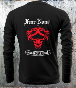 FEAR-NONE Motorcycle Gear's iconic Red Dragon Logo