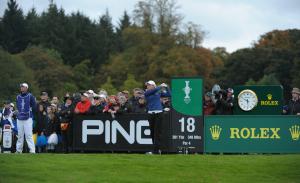 ROLEX TESTIMONEE SUZANN PETTERSEN PLAYS A SHOT DURING THE 2011 SOLHEIM CUP AT KILLEEN CASTLE, IRELAND