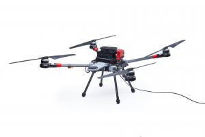 Sentinel tethered drone on a white background
