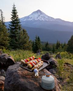 FINEX being used at a campsite