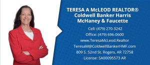 YouTube Channel Banner by Teresa A. McLeod REALTOR® in Northwest Arkansas