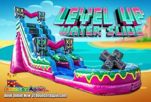 Video Game Water Slide - Bounce It Again