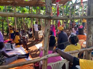 Rev. Sembuya introduces the community to the newly trained Scientology Volunteer Ministers and the programs they are planning for the benefit of the region.