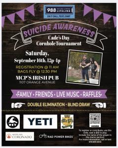Cade's Day Suicide Awareness and Prevention Cornhole Tournament