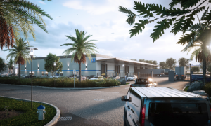 Land development services by Garage for life, warehouse rendering