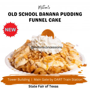 Milton's Old School Banana Pudding Funnel Cake