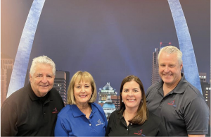 Photo of the owners of Mobility City of St. Louis:Derrick and Carol Dufresne, Noelle and Tim Humphrey,