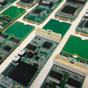 Photo of a selection of the new ACCES I/O line of M.2 cards