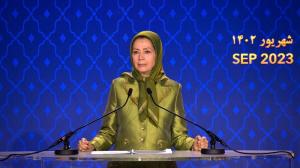 As the keynote speaker Mrs. Maryam Rajavi, the President-elect of the (NCRI), saluted women and youths who have kept the candle of the freedom-loving and justice-seeking movement alight, leading the Iranians’ long-time struggle for a democratic republic of Iran.