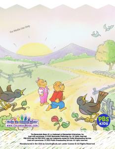 Berenstain Bears Coloring Book